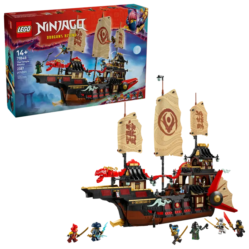 Lego NINJAGO® Nava Bounty a Templului