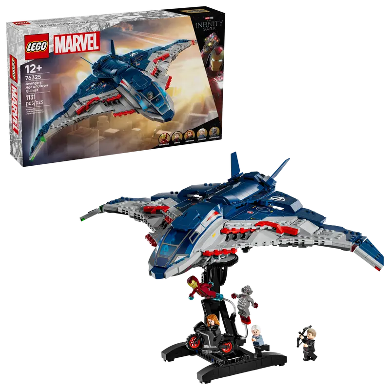 Lego Marvel Quinjet din Răzbunătorii: Sub semnul lui Ultron