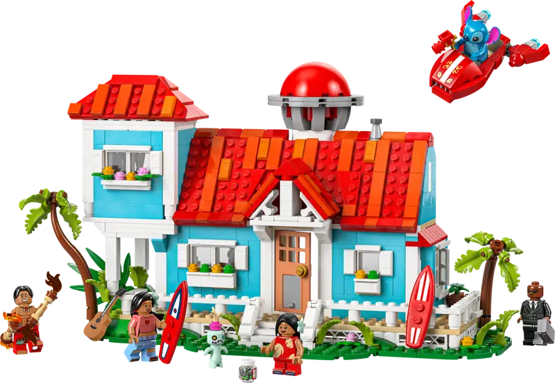 Lego Disney Casa de pe plajă a lui Lilo și Stitch